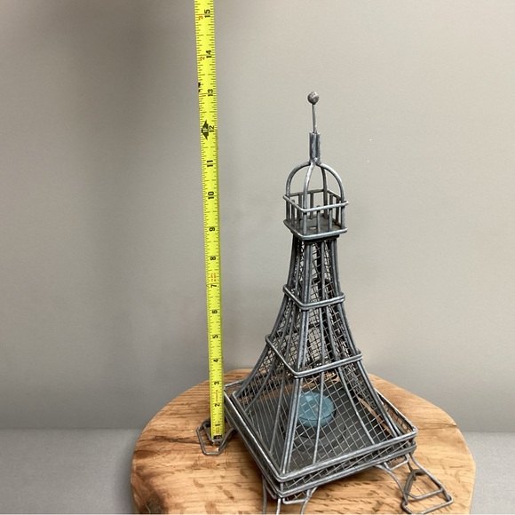 Eiffel Tower - Paris France Votive Tea Light Candle Holder - Metal Crafted Decor - Picture 8 of 10
